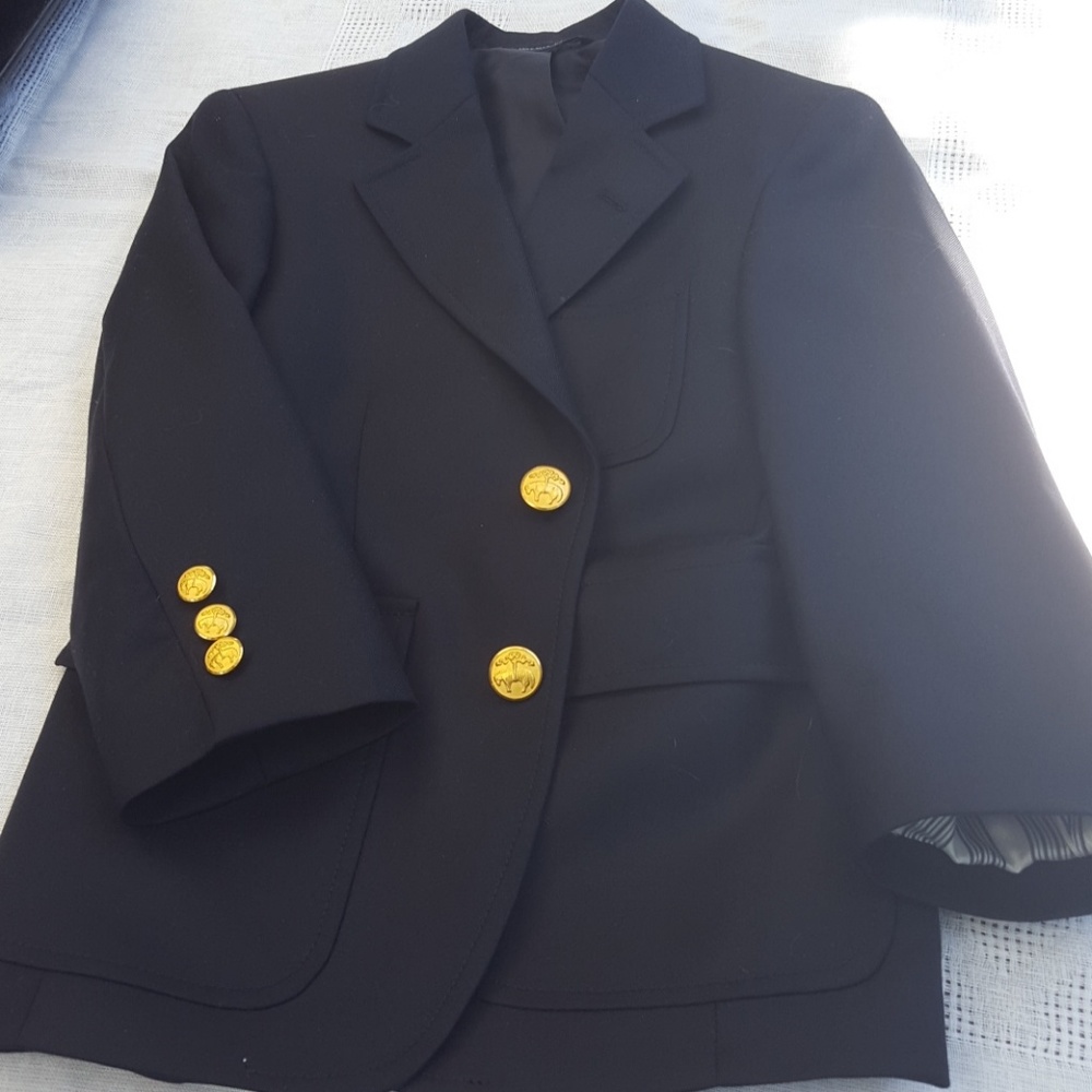 Brooks Brothers Navy Boys Blazer